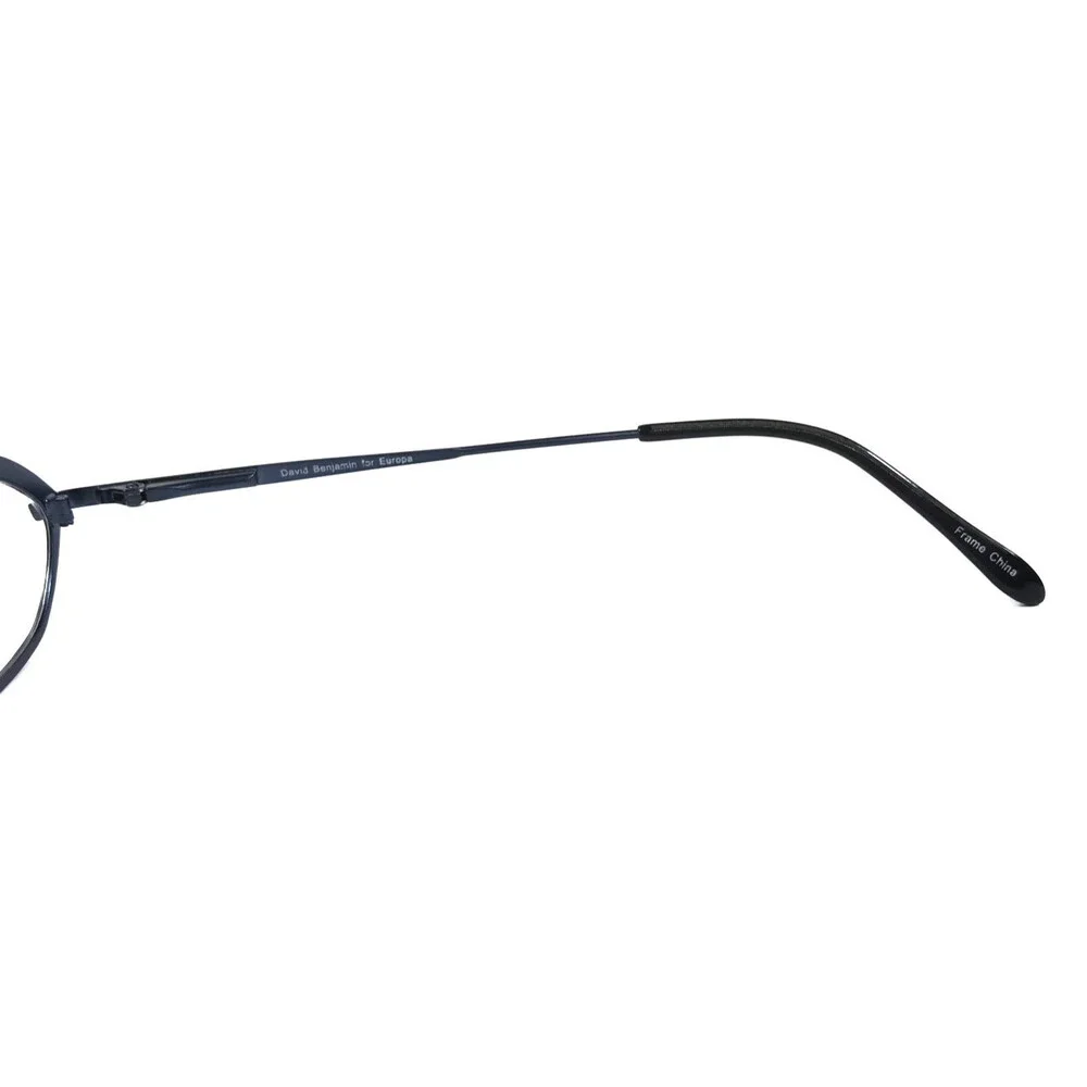David Benjamin Petite Eyeglasses Frames DB-114 C3 Blue Oval Full Rim 45-17-135